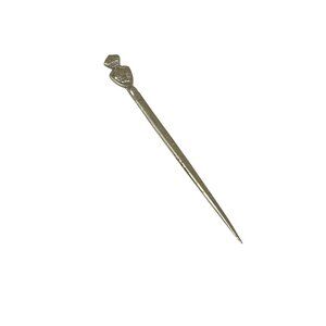 Bellini Italy Hat Pin Sterling Fleu de Lys Vintage Claddagh Letter Vintage Retro